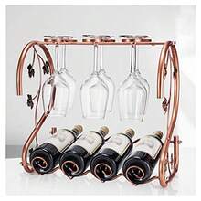 Wine Rack & Wine Glass Rack - comme sur la photo - Voir 2