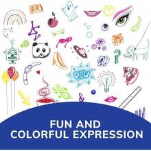 4-Color Retractable Ballpoint Pen Set With Long-Lasting Ink And Wide Comfort Grip , 3-Pack Assorted Colors - 1 - 查看 5