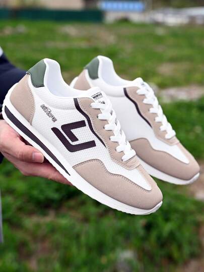 Giày thể thao nam thường ngày, giày chạy bộ nhẹ, giày mùa hè mới với chất liệu lưới thoáng khí, giày đi bộ đường dài và hoạt động ngoài trời.