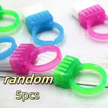 Cepillo de anillo mini práctico de dopamina, cepillo para el polvo de uñas, herramienta universal de cepillo pequeño - A - Ver 11