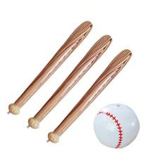 1 pièce Nouveau chapeau gonflable en PVC, jouet gonflable d'Halloween, batte de baseball gonflable à motif bois, bâton de cheering gonflable en PVC épaissi, jouet d'extérieur, jouet interactif parent-enfant, batte de baseball de pelouse, combat à 2 joueurs, outil de soulagement du stress pour adolescents et adultes, cadeau pour étudiants, cadeau de vacances, cadeau d'anniversaire - Multicolore - Voir 4