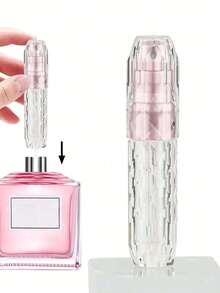 1pc Portable Mini Refillable Perfume Atomizer Bottle Atomizer Travel Size Spray Bottles Accessories 5ml/0.2oz Travel Essentials Travel Organizer For Beach Summer Vacation Back To School Travel Essentials ,Travel Organizer For Beach ,Summer Vacation Back To School School Supplies Holiday Camping Holiday Essentials Perfume For Women Perfume For Men Travel Accessories Travel Must Haves School Accessories Stuff Back To School Supplies - Hồng - Xem 6