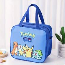 pokemon Túi đựng cơm trưa cách nhiệt, túi đựng cơm hộp hình hoạt hình dễ thương bằng giấy bạc dày, túi xách tay. - Nhiều màu - Xem 2