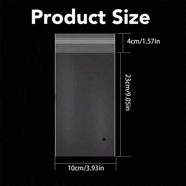 50 PCS Clear Flat Cellophane Treat Bags, OPP Bags With Ties Are Good For Clothing,Storage Of Miscellaneous Items,Packing Bags,Parcel Bags,Packaging,Cellophane Wrap,Cellophane Bag - A - View 5