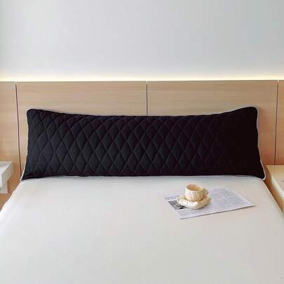 1 chiếc vỏ gối hình bánh mì mềm mại, chần bông, màu trơn, họa tiết kẻ caro và hình thoi, vỏ có thể tháo rời, đường may dày dặn, phù hợp cho ghế sofa, giường đơn, giường đôi, ký túc xá, cả gia đình, khách sạn, trang trí phòng, có thể giặt máy, sử dụng được quanh năm.