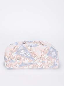 1个花朵钩编云朵折叠包，春夏假日花朵手拿包，适合日常休闲和海滩度假。 - 淺粉色 - 查看 6