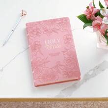 KJV Holy Bible, Gift Edition King James Version, Faux Leather Flexible Cover, Blossom Pink Floral (KJV Gift Editions) - Default - View 4