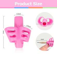 5 chiếc dụng cụ hỗ trợ cầm bút chì/bút viết tay, dụng cụ hỗ trợ cầm bút, dụng cụ luyện tư thế viết, dụng cụ hỗ trợ viết bút. - A - Xem 4