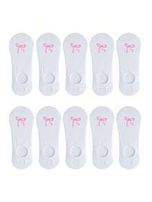5 Pairs/10 Pairs/20 Pairs Women Ankle Socks, Lightweight Invisible Low-Cut Cute Socks, Boat Socks, Suitable For Spring, Summer, Autumn Wear, Suitable For Daily Wear, Travel Essential, Party, Daily Life, Activities, Festivals (With Cardboard) - Multicolor - View 23