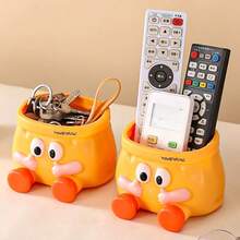 1pc Cartoon Pen Holder Desk Organizer, Multi-Function Office Stationery Storage Box, Cute Birthday Gift - Pen Holder - View 7