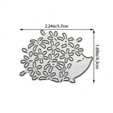 Matriță de tăiere în formă de arici, potrivită pentru scrapbooking DIY, decorare album, matriță de hârtie embossing și șablon de realizare a cardurilor - mc119 - Vizualizare 3