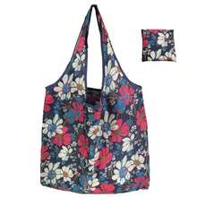 1件装 2026 [畅销款] 可折叠时尚购物袋，流苏袋，印花便携可折叠购物袋 - 带弹性肩带，承重50磅，大号可折叠，可水洗，重型防水购物袋，可重复使用购物袋，结实轻便的尼龙面料收纳袋 - 彩色 - 查看 22