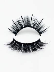 MKHLINA Wet Look Manga Lashes,Handmade Faux Mink Luxury False Eyelashes,Fluffy Wispy And Soft Fake Lashes Reusable,Makeup Extensions For Beginners-Friendly Strip Lashes - Black - View 17