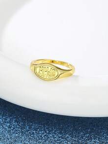 1 chiếc nhẫn nam phong cách Hip-Hop chữ HHJD, trang sức nhẫn tinh tế và tối giản, quà tặng trang sức dịp lễ. - nhẫn - Xem 3