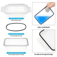 Refrigerator Storage Box, Fruit Fresh-Keeping Container, Large Capacity  Container, Airtight & Leak-Proof, Freezer , Microwave , Heat Resistant Up To 120°C Without Deformation - 24件套裝 - 查看 10