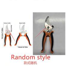 不锈钢修枝剪 - 符合人体工程学的不锈钢修枝剪，耐用防滑园艺剪，适用于园艺和草坪护理，修剪树枝 - 彩色 - 查看 9