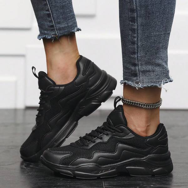 Giày thể thao nữ thường ngày, giày Lolita cho bé gái, giày chạy bộ nhẹ bốn mùa cho nữ, giày lưới nữ, giày thể thao thường ngày đa năng, thời trang, thoáng khí, chống trượt, chống mài mòn, chống mùi, giày chạy bộ phối da, giày sneaker đế dày nữ, giày thời trang nhẹ, giày cá tính, giày nữ sinh viên dự tiệc ngoài trời, giày vải lưới, giày nữ, giày đi bộ nữ