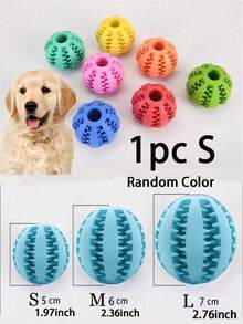 1pc Anti-Bite Dog Treat Ball Dispenser - Interactive Feeding Toy To Relieve Boredom, Suitable For Puppy Teething And Brain Training, Great For Dog Lovers - Multicolor - View 14