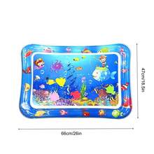 儿童充气水上乐园垫，促进儿童身心发育，采用色彩缤纷的水下场景设计，配有可爱的漂浮玩具，满足儿童日常玩耍需求，适合户外亲子互动，是送给男孩女孩的完美礼物。 - 彩色 - 查看 41
