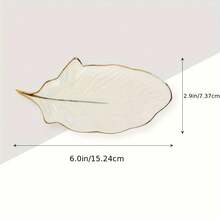 Ceramic Shell Jewelry Dish Jewelry Plate Ceramic Serving Tray Seashell Dinner Plate Jewelry Ring Dish Storage Tray - Beige 03 - View 12