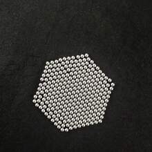 Easytoday 6毫米/8毫米 200颗弹弓狩猎射箭用高碳钢球 精密抛光淬火轴承组件钢球 - 灰色 - 查看 9