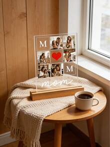 Đồ trang trí bằng acrylic theo yêu cầu / Ảnh cá nhân hóa kèm tên / Quà tặng Ngày của Mẹ / Quà tặng Ngày của Cha / Đồ trang trí Ngày của Cha - Nhiều màu - Xem 3