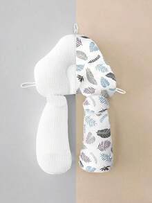 新款婴儿枕，柔软婴儿枕，防扁头枕，双面四季通用婴儿安抚枕，毛绒树叶羽毛设计，新生儿礼物，升级版男女通用婴儿枕 - C款 - 查看 12