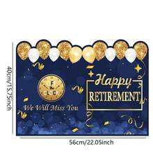 Giant Birthday Card, Happy Retirement Card, Surprise Greeting Card Suitable For Birthday Party, Gathering, Guestbook - Sets - View 3