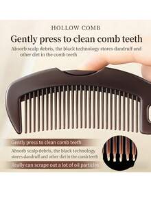 1pc Scalp Massage Shampoo Brush, Dense Bristles For Deep Cleansing, Detangling Hair, Styling Tool, Anti-Static, Suitable For Wet Or Dry Hair, Promotes Hair Growth, Styling Accessory - Multicolor - View 6