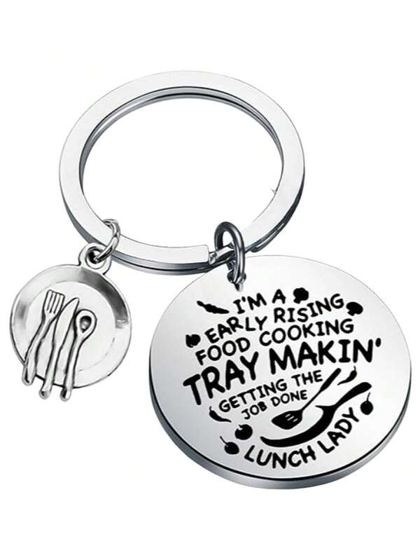 Non-Holiday Casual Lunch Gift For Women, Appreciation Gift For Restaurant Staff, Cafeteria Employees, Servers, Operators, Zinc Alloy Elegant Cute Street Style