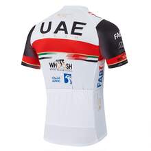 UCI BORA 1 áo đạp xe đường trường mùa hè thoáng khí UAE, kiểu dáng ôm sát. - màu đen - Xem 3