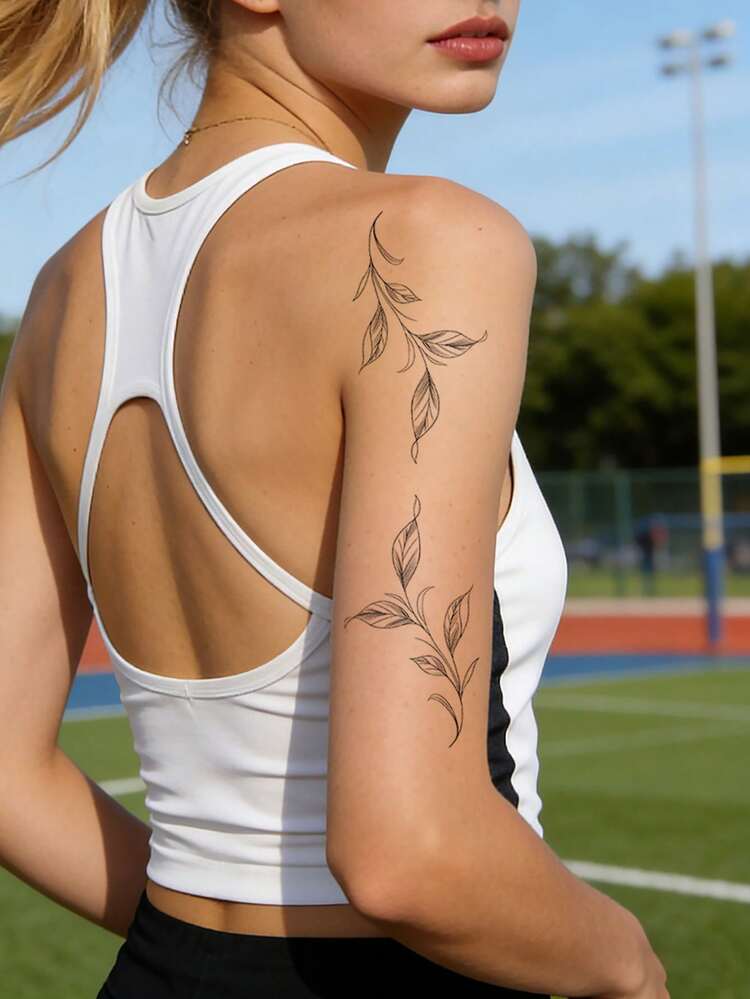 4pcs/Set,Tattoo Tattoos,Y2k,Plant Flowers With Multiple Vine Elements,Semi Permanent Tattoo,Tattoo Fake,Hand Tattoo,Fake Tattoos,Fake Tattoo,Temporary Tattoos,Tattoo Supplies,Tattoo Kit,Tattoo Stickers,Tattoo Waterproof Long Lasting,Tatooes For Women,Back Tattoo,Arm Tattoo,Tattoos On The Legs,Festival,Rave - Multicolor - View 4