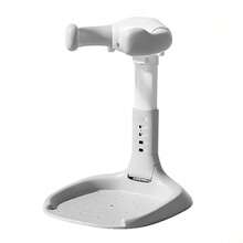 Ubravoo Baby Bath Stand, Baby Shower Standing Support With Adjustable Height And Armrest, Portable Bath Helper With Anti-Skip Base - White - View 1