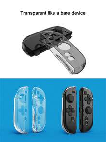 2 piezas Funda protectora desmontable para controlador de juego de 2, diseño curvo abultado, antideslizante, antisuor, anti-arañazos, mejora la experiencia de juego - Ver 4