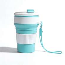Foldable Pet Water Bowl, Silicone Portable Cat Dog Drinking Cup Outdoor Water Bottle - Multicolor - View 10
