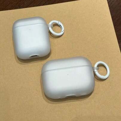 Matte weiße Bluetooth-Kopfhörer Anti-Drop Schutzhülle, kompatibel mit Apple Bluetooth-Kopfhörer Hülle, kratzfest und stoßfest