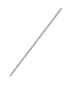 925 Sterling Silver Moissanite Tennis Bracelet For Women, Hypoallergenic, Fully Paved, Minimalist Ins Style, Versatile For Commute, Gift For Valentine's Day/Birthday, Comes In Gift Box - Silver - View 7
