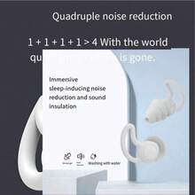 1 par de tapones de oído de silicona suave, tapones de oído reutilizables de 3 capas, adecuados para nadar, estudiar y conciertos, con función de reducción de ruido - Multicolor - Ver 11