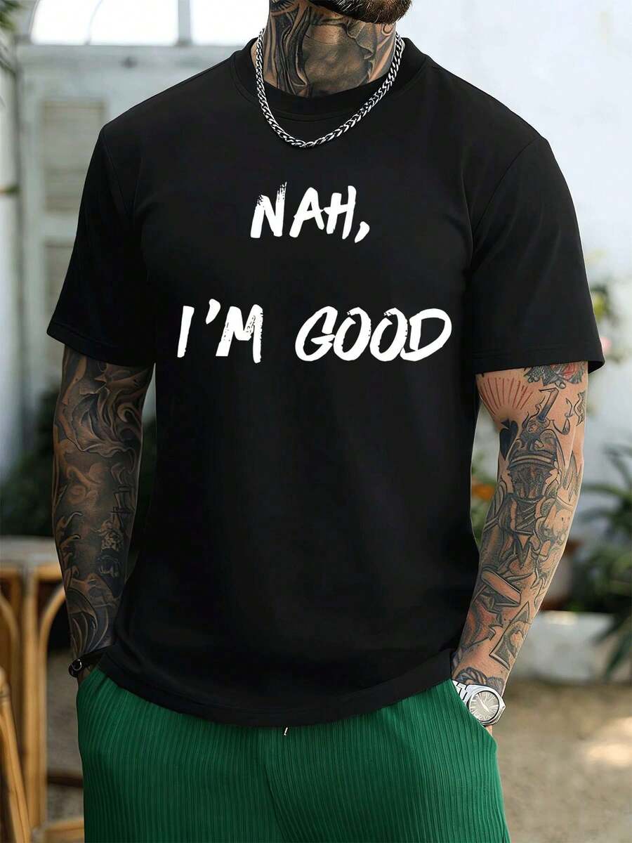 Men T-Shirts - Black - View 1