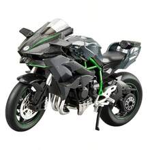 1:18 Scale Alloy Vintage Motorcycle Model, Street Racing Car Replica, Collectible Decoration Gift For Adults - Multicolor - View 4