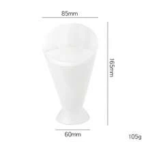 1pc Multi-Function PP Salad Cup, Portable Dipping Sauce Cup, Fries Cup, Vegetable Snack Cup, Slanted Cup - C - View 4