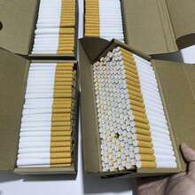 400/800张标准8毫米空白卷烟纸，带过滤嘴，创意迷你纸质烟管，DIY吸烟配件，包含过滤棉、空烟嘴，加厚三层纸盒包装 - 查看 3