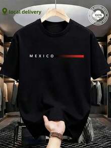 100% cotton camisas  playera de hombre gym sudaderas ropa de hombre Cuello redondo de manga corta conjunto de hombre playa verano playeras de mujer Animación regalos para hombre México envío nacional - Negro - Ver 5