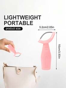 女士面部脱毛弹簧，可去除唇部、下巴、面部、颈部多余毛发，原装弹簧式脱毛工具，粉色滚轮脱毛用品 - 彩色 - 查看 4