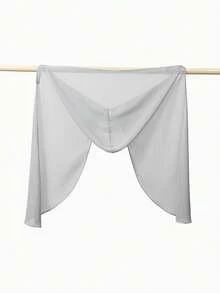 1pc Women's Chiffon Headscarf With Magnetic Clasp, All-In-One Premium Chiffon Hood, Lightweight & Breathable, Suitable For All Seasons - Multicolor - View 11