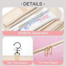 Teen Girl Gifts Trendy Stuff - Birthday Gifts for 7 8 9 10 11 12 13 14 15 16 17 18 Year Old Teen Girls Hanging Toiletry Bag Initial Makeup Bag - Letter E Purple - Morado - Ver 4