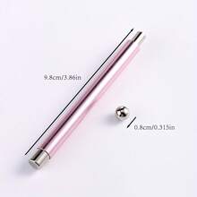 二合一猫眼美甲凝胶指甲油磁性棒套装，长铝柄强磁钢球美甲工具，多功能强力磁性猫眼凝胶指甲油笔，可拆卸美甲工具，适合家庭DIY和美甲沙龙使用 - 彩色 - 查看 3