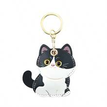 Protective Case Holder For AirTag Tracker With Keychain, Vegan Leather Anti-Lost & Scratch Resistance Key Ring Cover - 彩色 - 查看 15