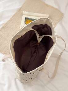 女士手提包，简约休闲多功能大容量单肩包，女士沙滩度假手提包，工作通勤手提包 - 彩色 - 查看 5