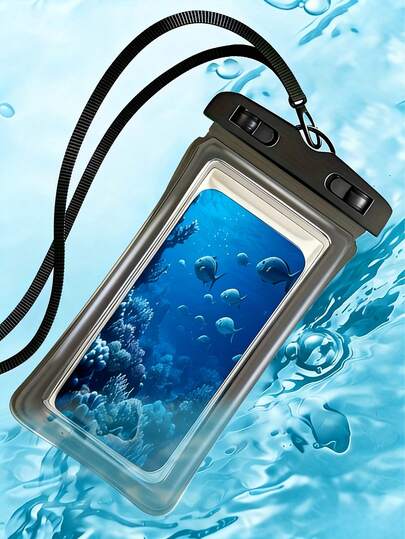 Túi đựng điện thoại chống nước, Túi điện thoại mới, 4 màu sắc cho mùa hè, Vỏ điện thoại có viền đệm khí dày dặn, Phù hợp với nhiều kích cỡ điện thoại, Thích hợp cho bãi biển, du thuyền, du lịch ngày mưa, bơi lội dưới nước, chống nước IP X6